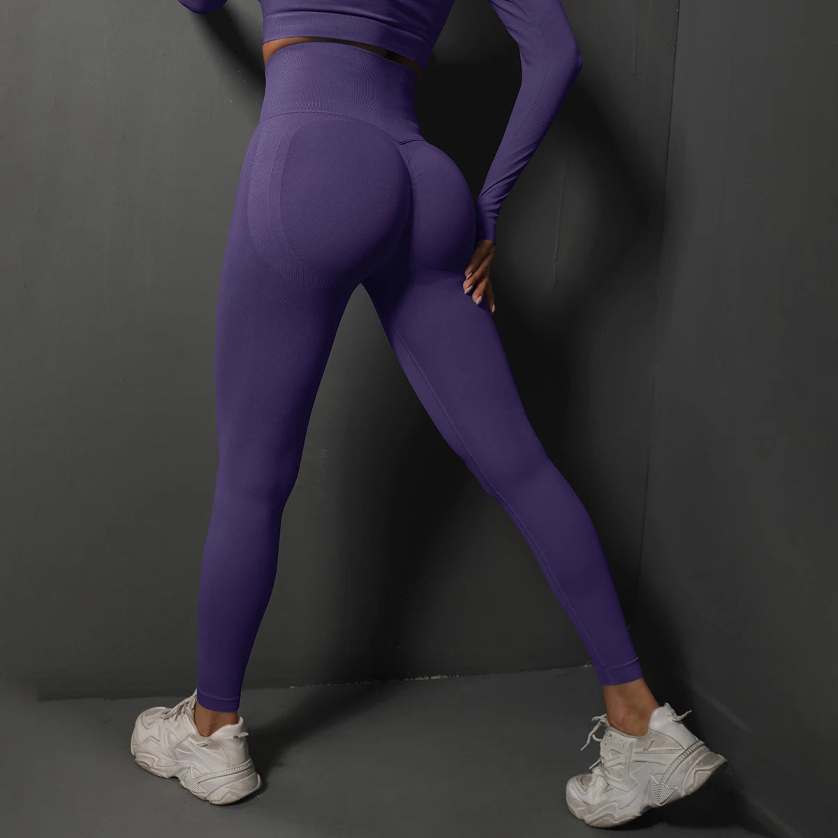 Booty-Lifting Seamless Yoga Pants - view 19