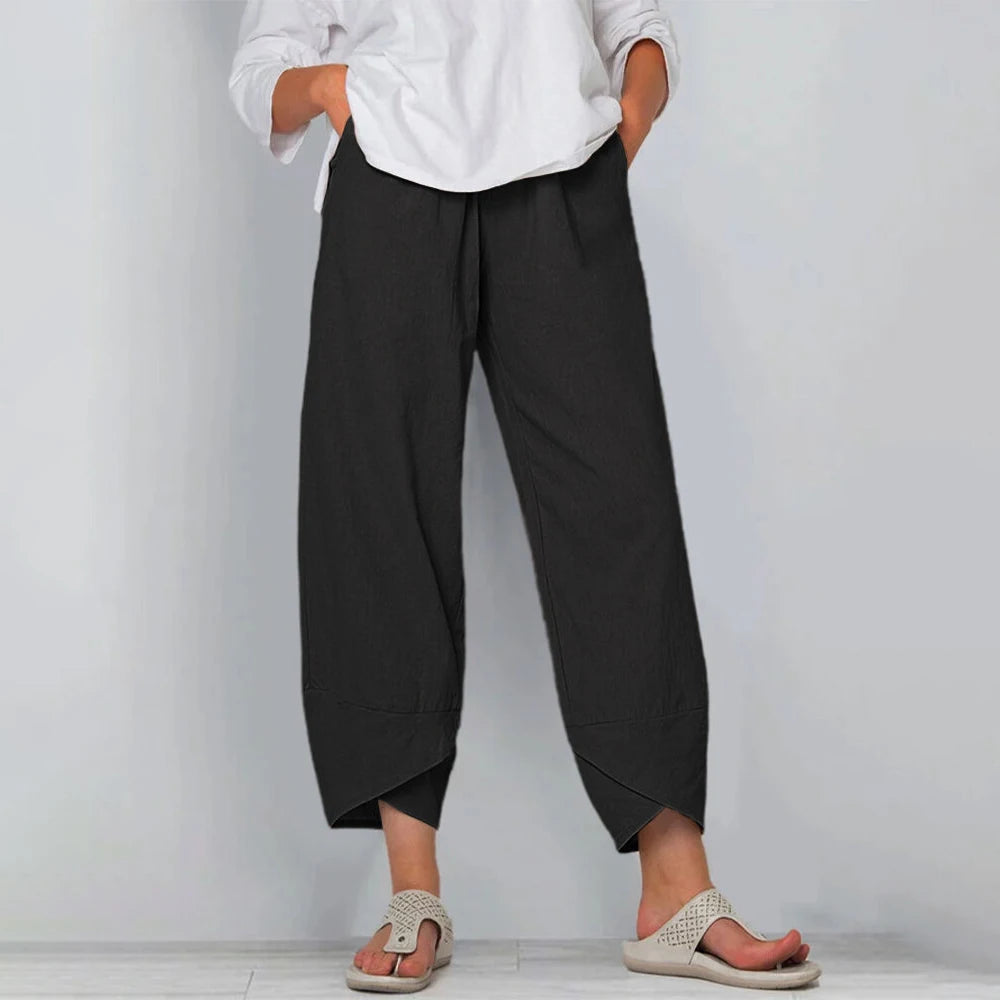 Cotton Linen Harem Pants - view 4