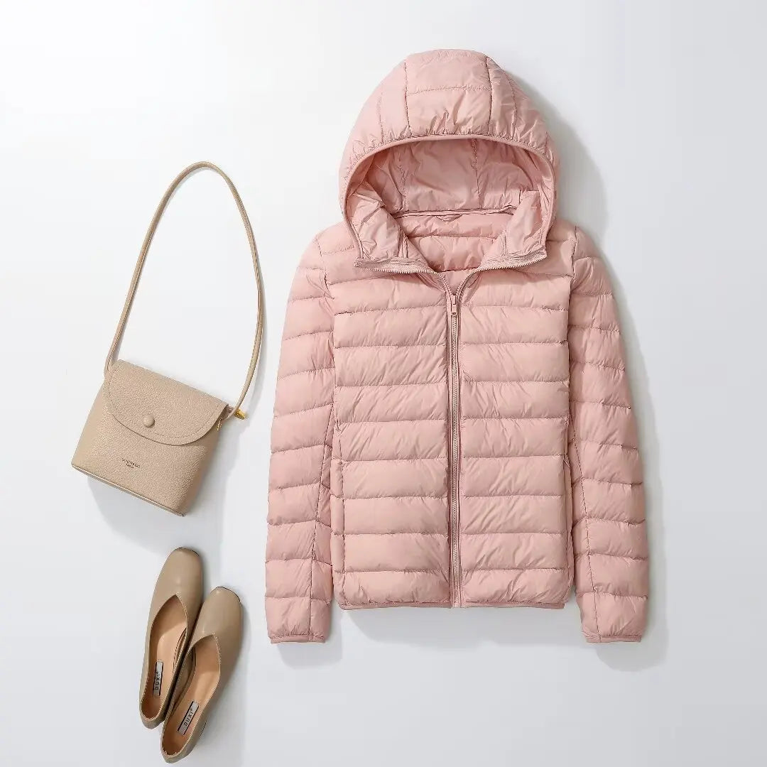 Packable Hooded Puffer Jacket - view 9