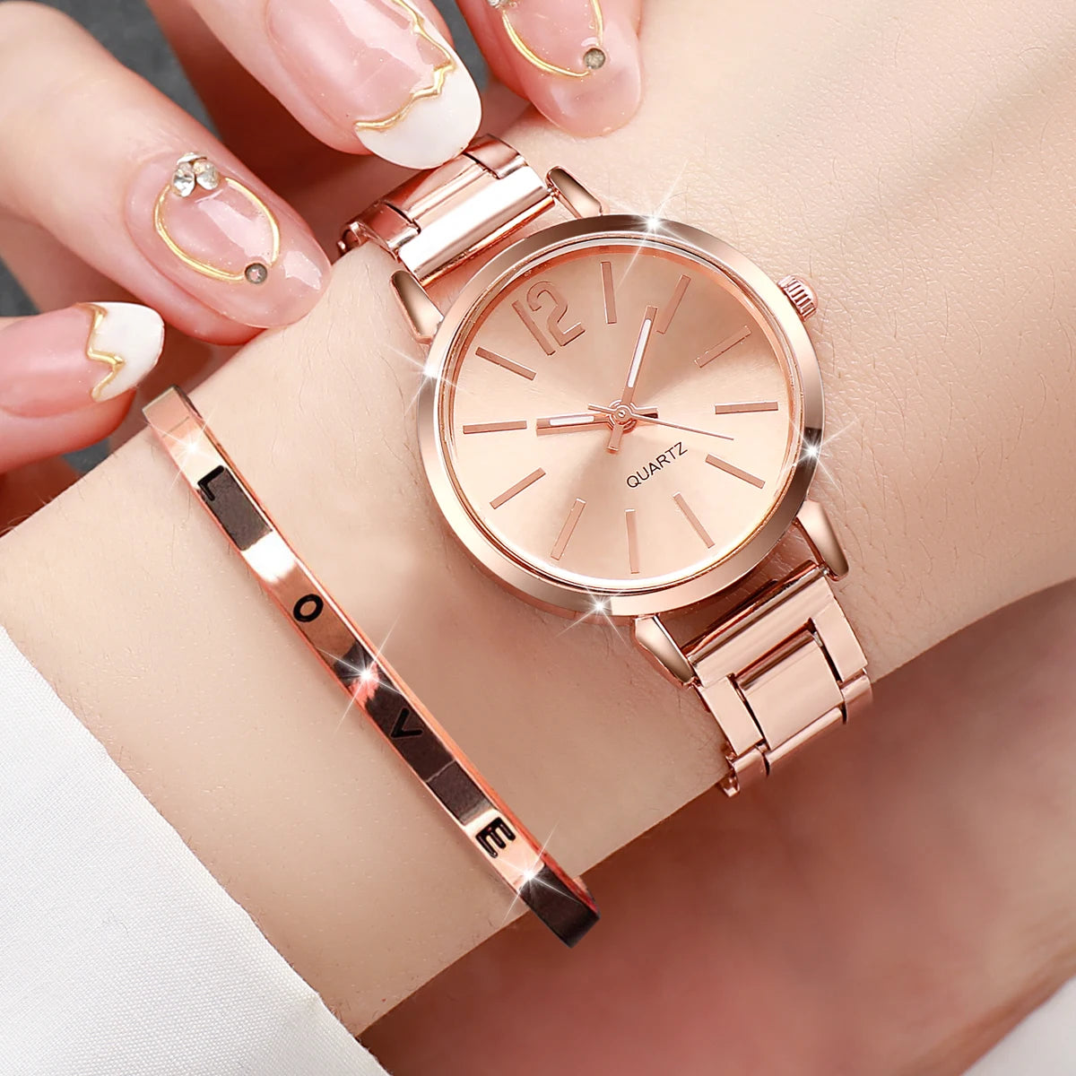 Watch & Cuff Bracelet Duo Set - view 6