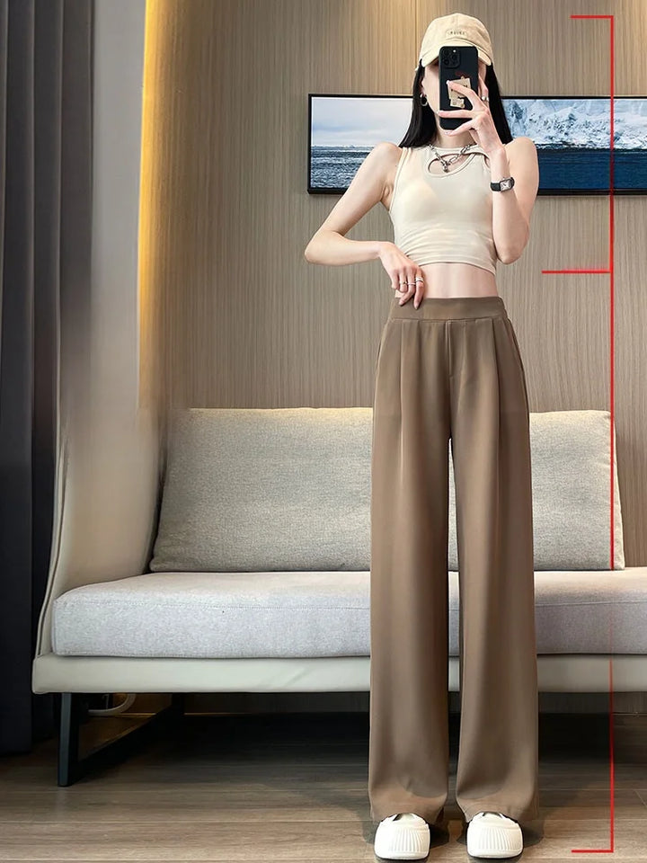 Nine-Point Straight-Cut Wide Trousers - view 2