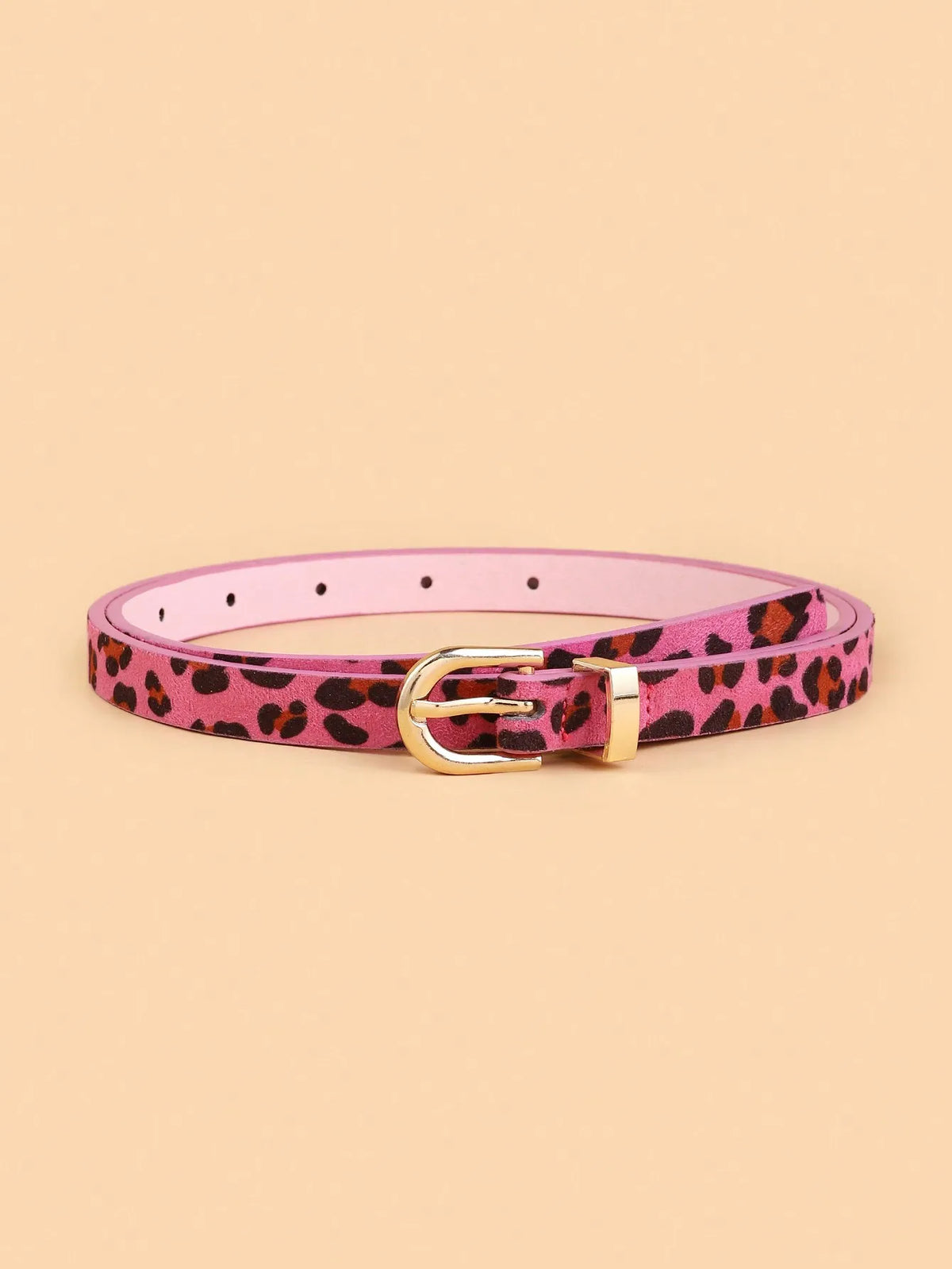 Leopard-Print Thin Belt - view 5
