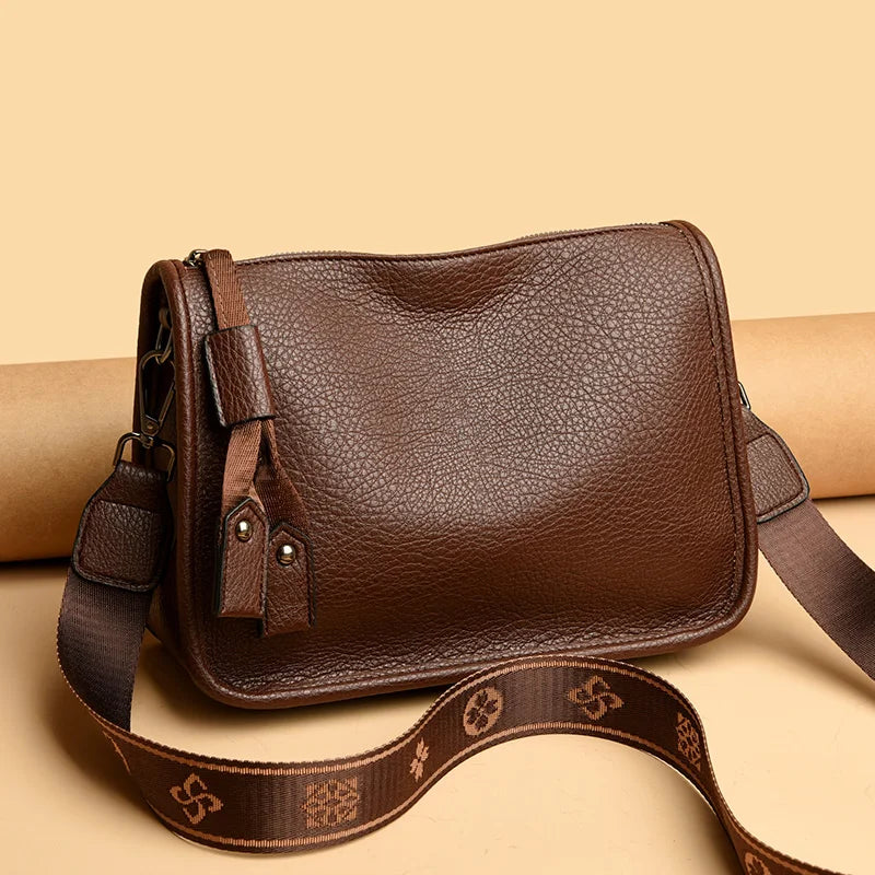 Genuine Leather Cowhide Tote - view 2