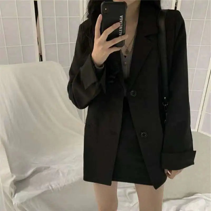 Notched-Collar Tailored Blazer