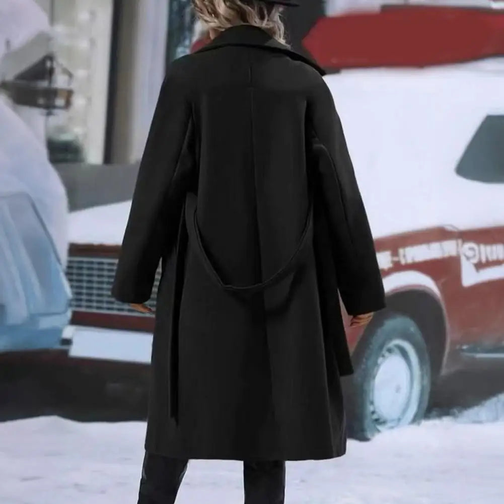 Double-Breasted Wool Overcoat - view 6