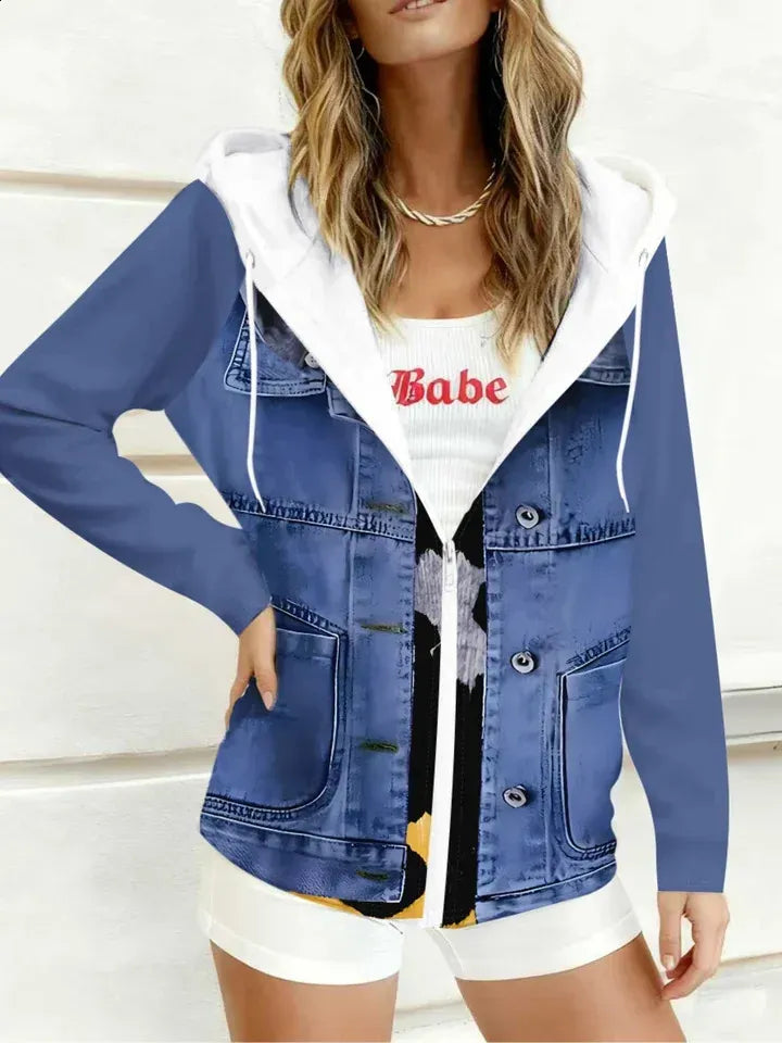 Zip-Up Hooded Jacket