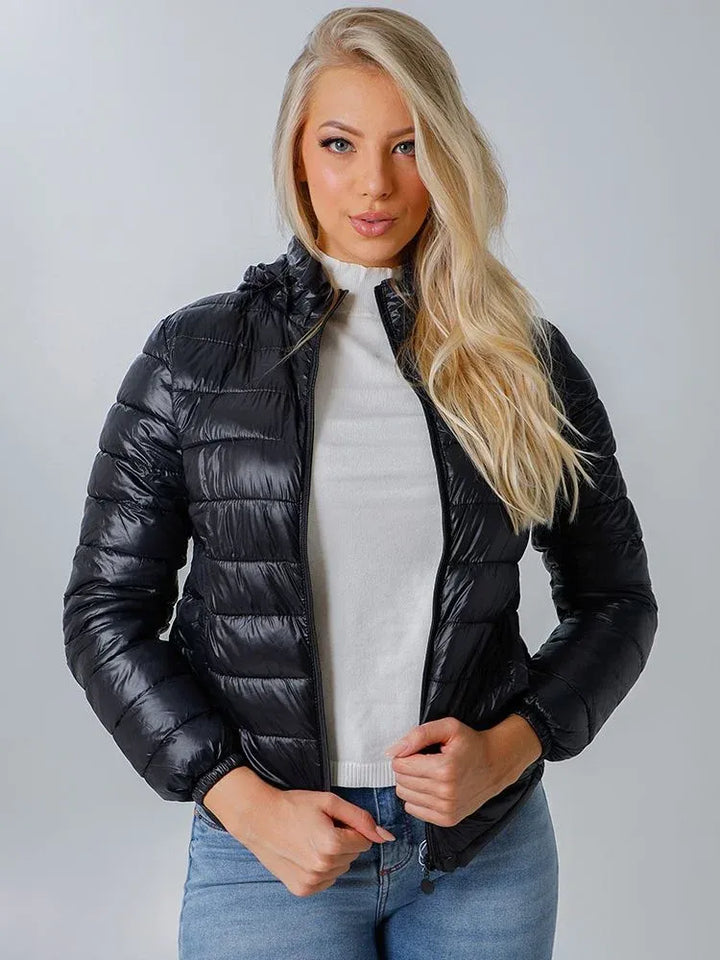 Packable Hooded Puffer Jacket